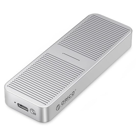 Uniqkart M223C3-G4 20Gbps M.2 NVMe SSD Case External Hard Drive Enclosure Case, USB3.2 Gen2*2 Type-C Output - Silver