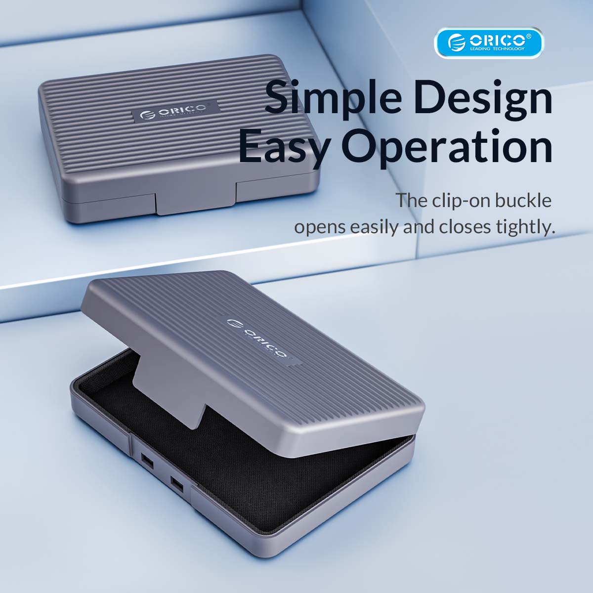 ORICO PHA35 3.5&quot; Hard Drive Case Portable Hard Drive Disk Protective Box for 3.5 Inch HDD Waterproof Dust-proof Storage Box