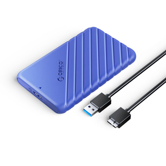ORICO 25PW1-U3 5Gbps Transmission Micro-B 2.5&quot; External Storage HDD Enclosure SATA HDD SSD Hard Drive Enclosure Support 6TB - Sapphire