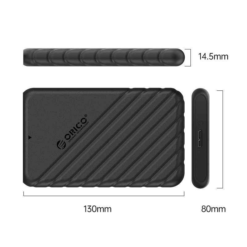 ORICO 25PW1-U3 5Gbps Transmission Micro-B 2.5&quot; External Storage HDD Enclosure SATA HDD SSD Hard Drive Enclosure Support 6TB - Pink