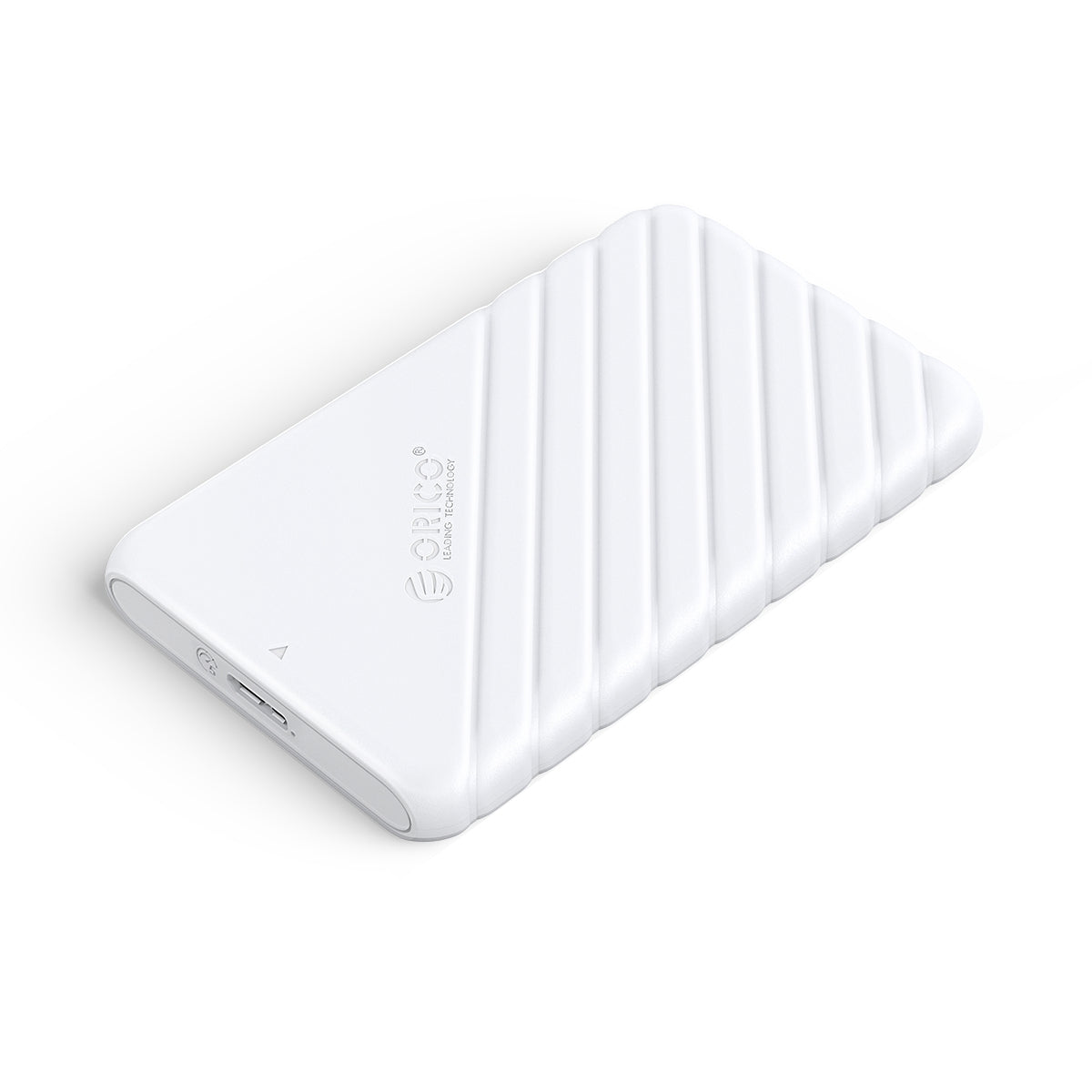 ORICO 25PW1-U3 5Gbps Transmission Micro-B 2.5&quot; External Storage HDD Enclosure SATA HDD SSD Hard Drive Enclosure Support 6TB - White