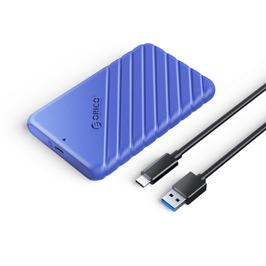 ORICO 25PW1-C3 Type-C 2.5&quot; External Storage HDD Enclosure SATA 6Gbps HDD SSD Hard Drive Enclosure Support 6TB for PS4 / PC / Laptop / Router / TV - Sapphire