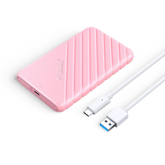 ORICO 25PW1-C3 Type-C 2.5&quot; External Storage HDD Enclosure SATA 6Gbps HDD SSD Hard Drive Enclosure Support 6TB for PS4 / PC / Laptop / Router / TV - Pink