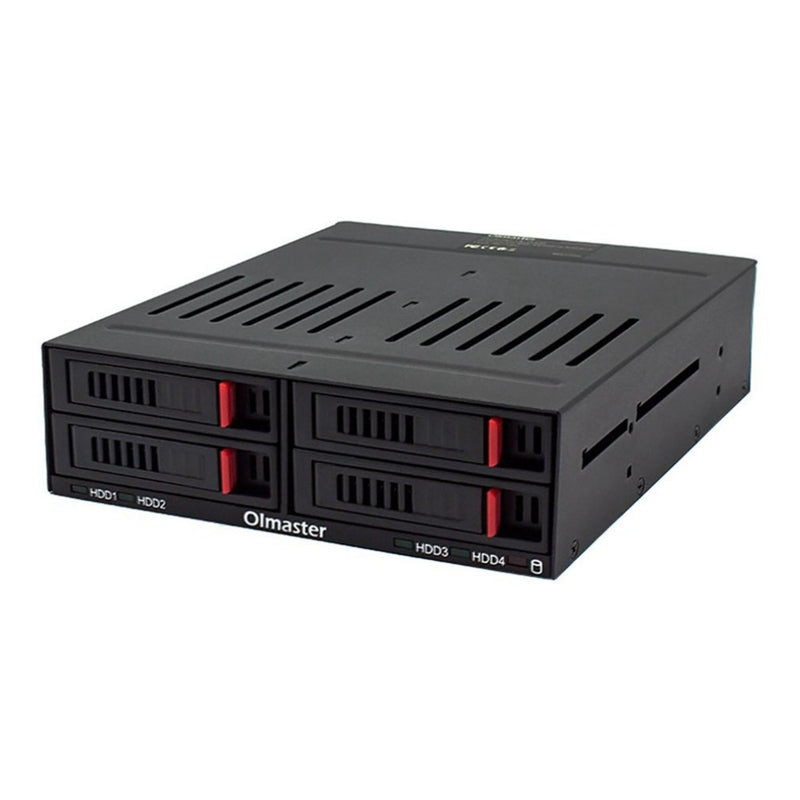 Multi Bank Hard Drive Rig Four-Tray Hard Disk Drive Enclosure Chassis HDD Enclosure Multi-Disk S ...