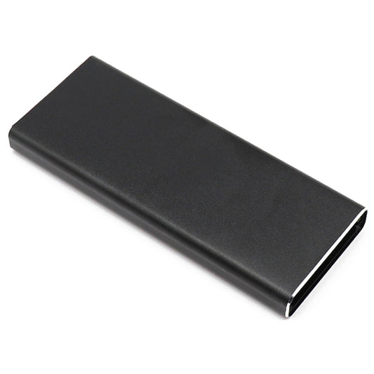 Hard Drive Enclosure USB 3.0 to NGFF M.2 6Gbps Aluminum External HDD SSD Hard Drive Case External Enclosure Container for Windows Mac - Black