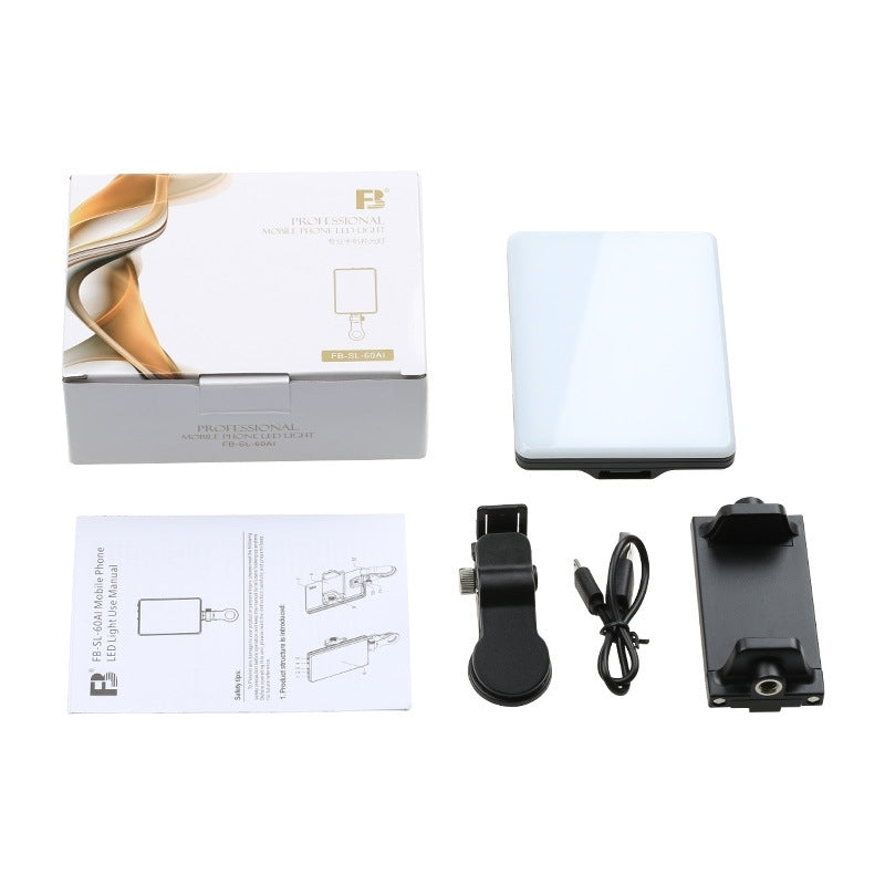 FB FB-SL-60AI Laptops Fill Light Mobile Phone Mini Selfie Light LED Video Light for Live-streaming Online Conference