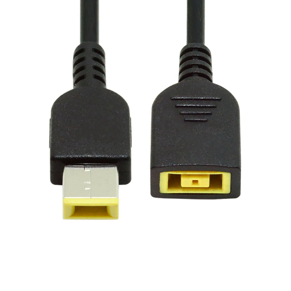 PW-006 0.5m Rectangle 11.0x4.5mm Male to Female Extension Power Plug Charge Cable for Lenovo ThinkPad X1 Carbon