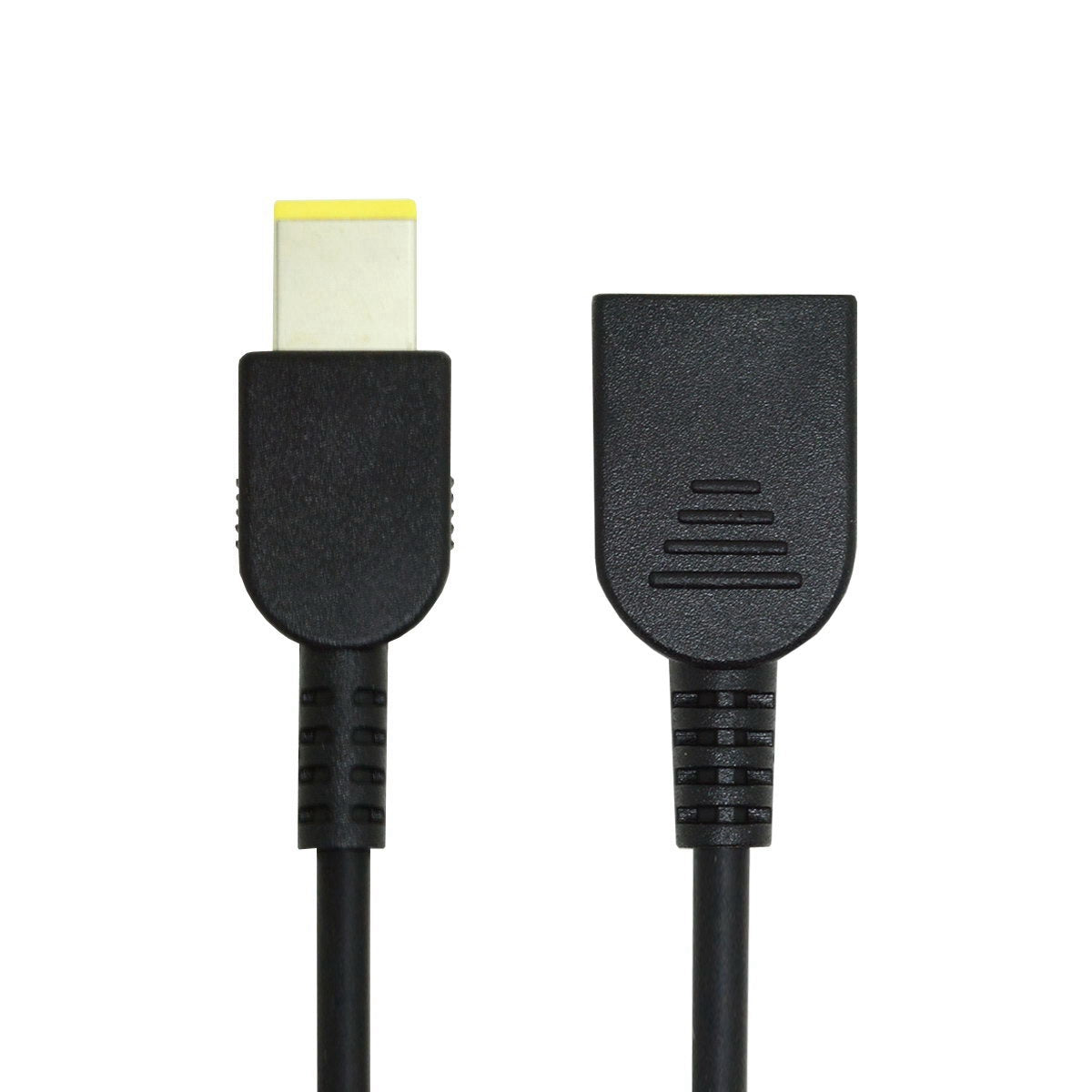 PW-006 0.5m Rectangle 11.0x4.5mm Male to Female Extension Power Plug Charge Cable for Lenovo ThinkPad X1 Carbon