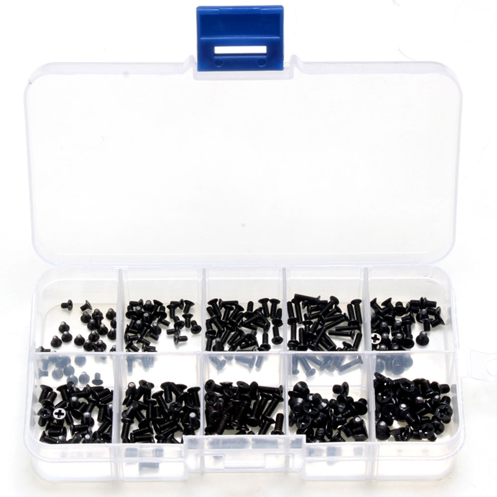 300Pcs M2 / M2.5 / M3 Laptop Screws Set for HP / Lenovo / Samsung IBM, with Storage Box