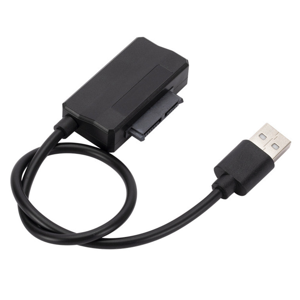 USB Optical Drive Data Cable USB to SATA 6+7Pin Slimline Notebook Optical Drive Cable USB2.0 Optical Disc Drive Cable