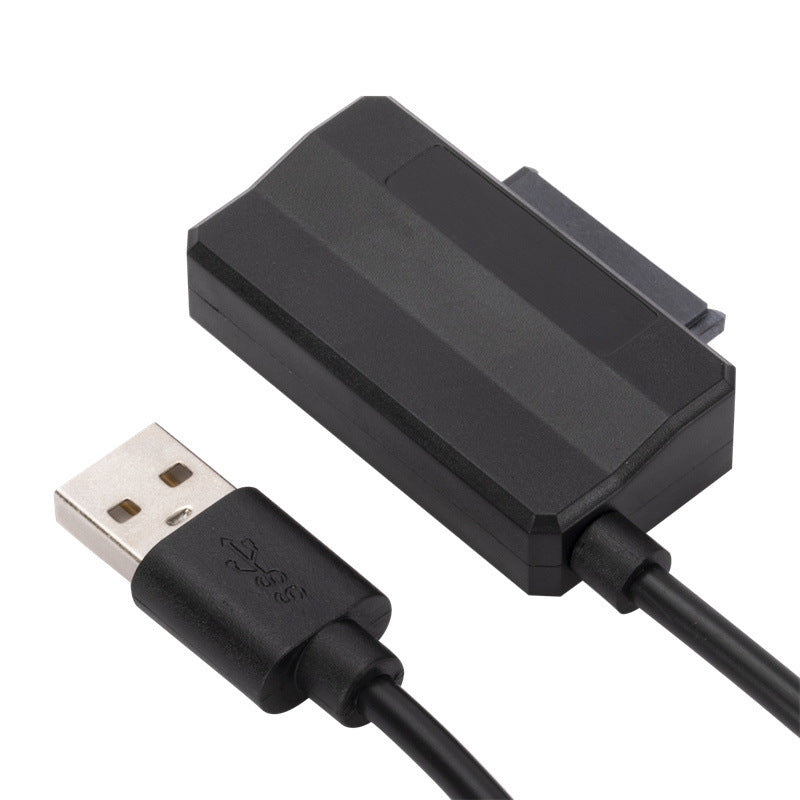 USB Optical Drive Data Cable USB to SATA 6+7Pin Slimline Notebook Optical Drive Cable USB2.0 Optical Disc Drive Cable