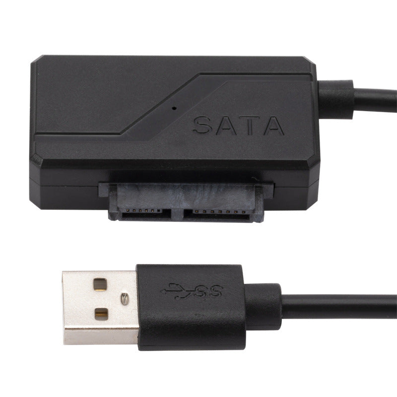 USB Optical Drive Data Cable USB to SATA 6+7Pin Slimline Notebook Optical Drive Cable USB2.0 Optical Disc Drive Cable
