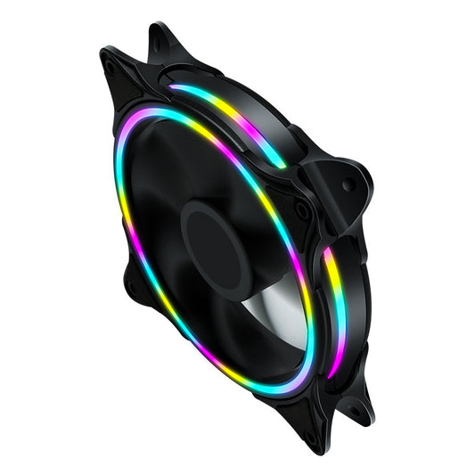 Computer Case Fan 120mm Cooling Case Fan Low Noise Computer Fans 12V Heat Radiation Solution for PC Case - Multi-color