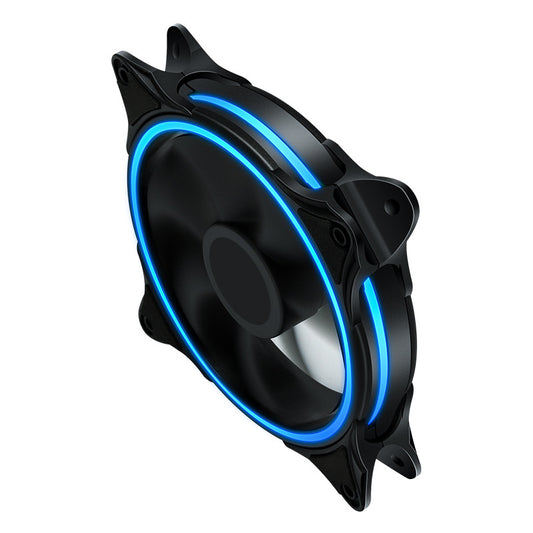Computer Case Fan 120mm Cooling Case Fan Low Noise Computer Fans 12V Heat Radiation Solution for PC Case - Blue
