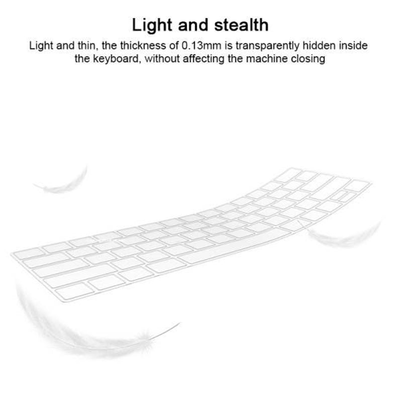 ZGA Lightweight Keyboard Cover Soft TPU Keyboard Film Protector for MacBook Pro 14-inch / Pro 16-inch / Air 13-inch