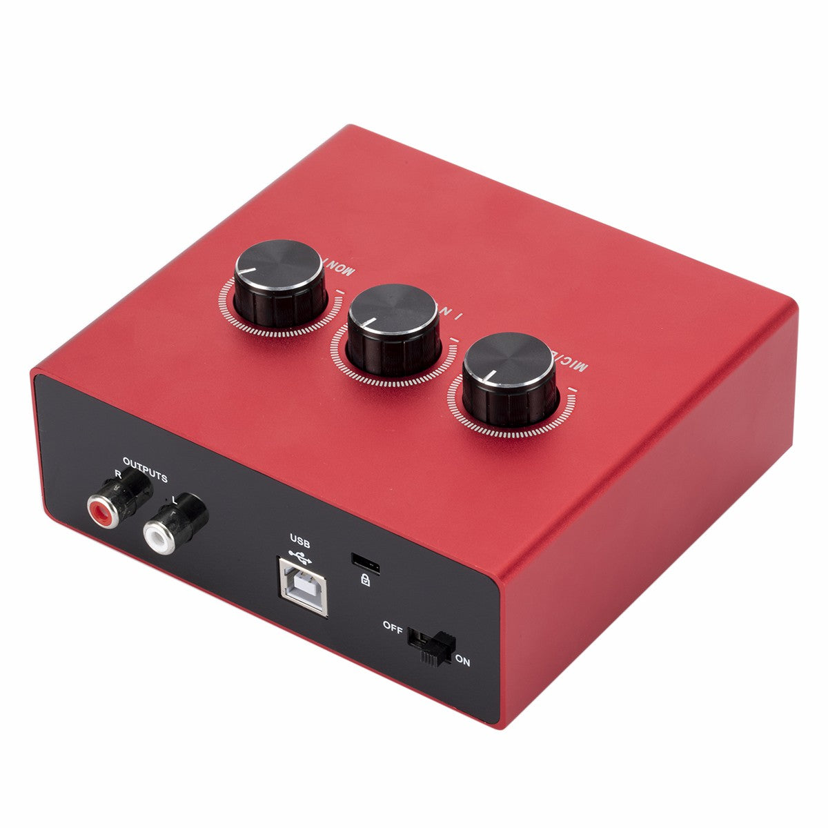 YJ Mixer External USB Sound Card Audio Interface Card Converter Adapter for Singing Studio Recording