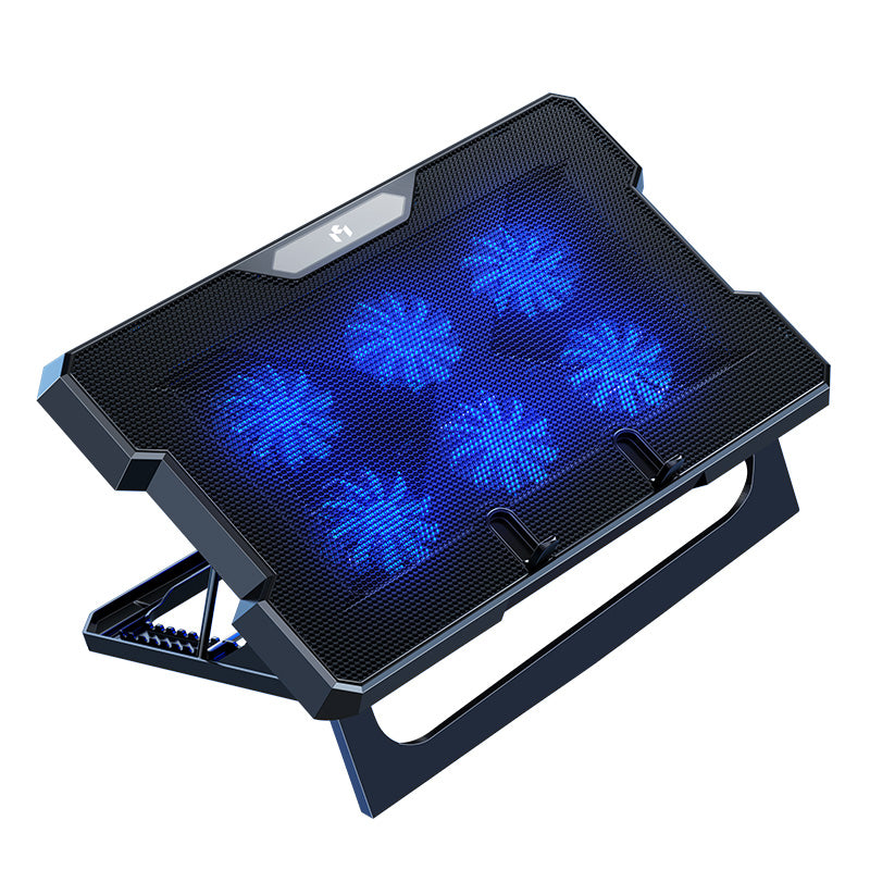 MCHOSE CR169 Laptop Cooler Cooling Pad Portable Height Adjustable Laptop Cooling Fan Stand Holder Riser Compatible with MacBook Air Pro Dell HP Laptop Notebook Under 18inch