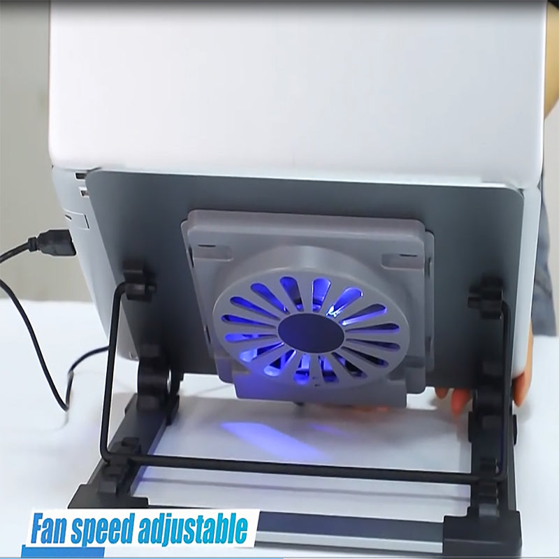 P3 Notebook Computer Cooling Pad Laptop Cooler Cooling Fan Desktop Laptop Riser Stand Holder - Tarnish