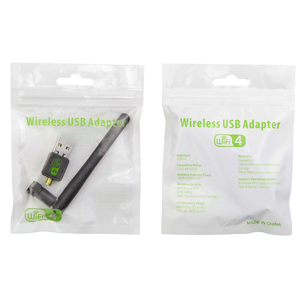 150M USB 2.0 Wireless Computer Network Card LAN Adapter with Antenna for PC Laptop