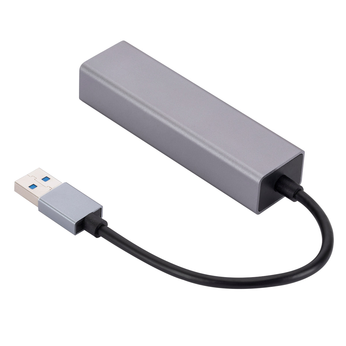 USB-A to RJ45 Ethernet+3xUSB 3.0 Ports Adapter USB 3.0 to 10 / 100 / 1000Mbps Network LAN Cable Converter