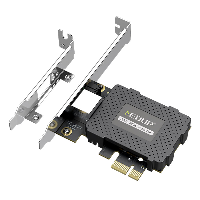Edup EP-9635C PCI-E Express Network Adapter RJ45 Port 2.5Gbps / 1Gbps / 100Mbps Ethernet Network Card