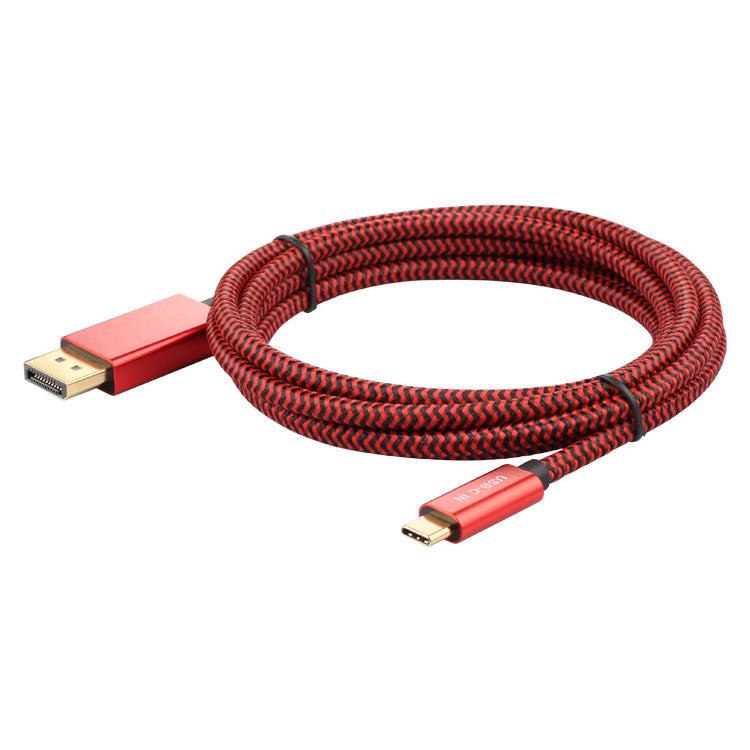2m/6ft USB C to DP Cable Converter 4K 60Hz USB-C to DisplayPort Adapter Cable Data Transfer Compatible with Thunderbolt 3