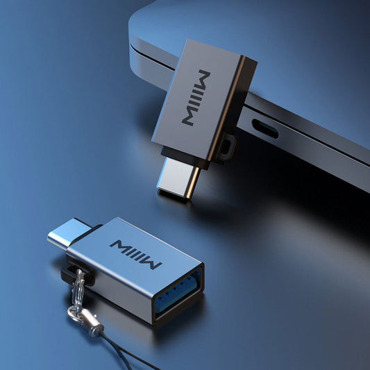 Type-C to USB Adapter Mini Portable Type-C Converter Data Transfer Support 450M/s Transmission