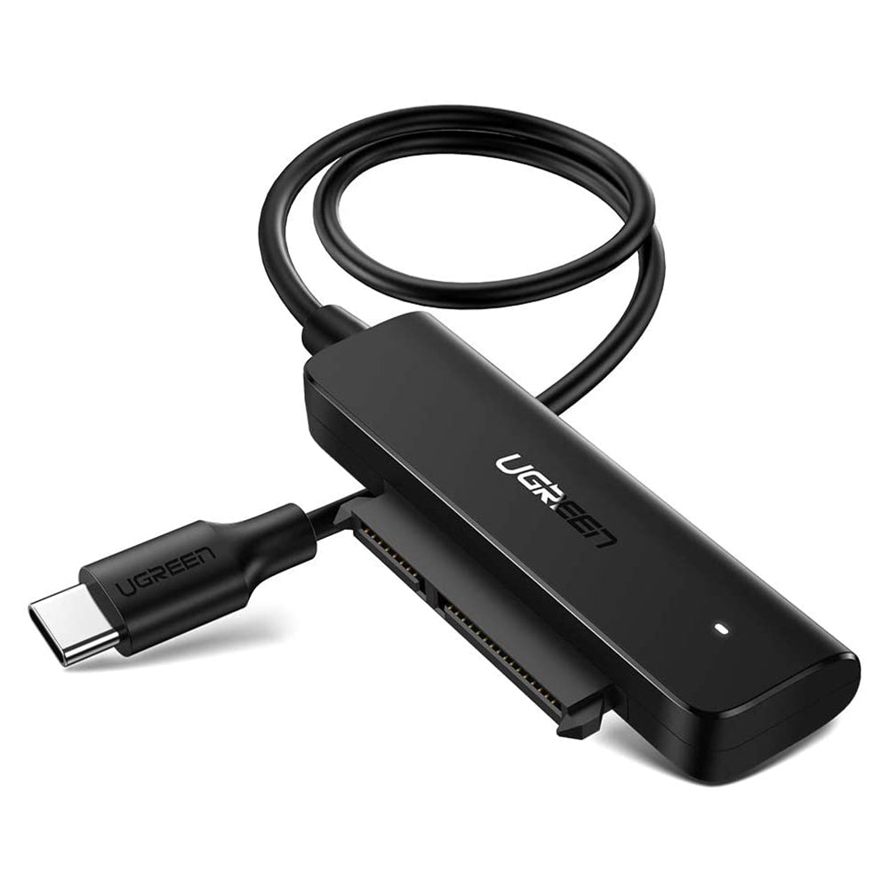 UGREEN 70610 SATA to USB C Adapter Cable for 2.5&quot; SSD / HDD Hard Drive Connector 5Gbps Transfer Speed Support SATA III UASP Thunderbolt 3 Compatible with Samsung Seagate WD Hitachi Toshiba MacBook Pro