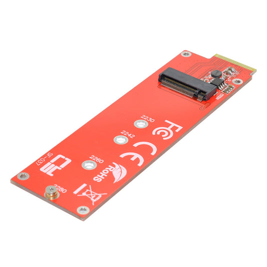 SF-037 NVME M-key Interface SSD to EDSFF E1.S Adapter Card Portable Converter Support M.2 SSD 2280/2260/2242/2230 Format