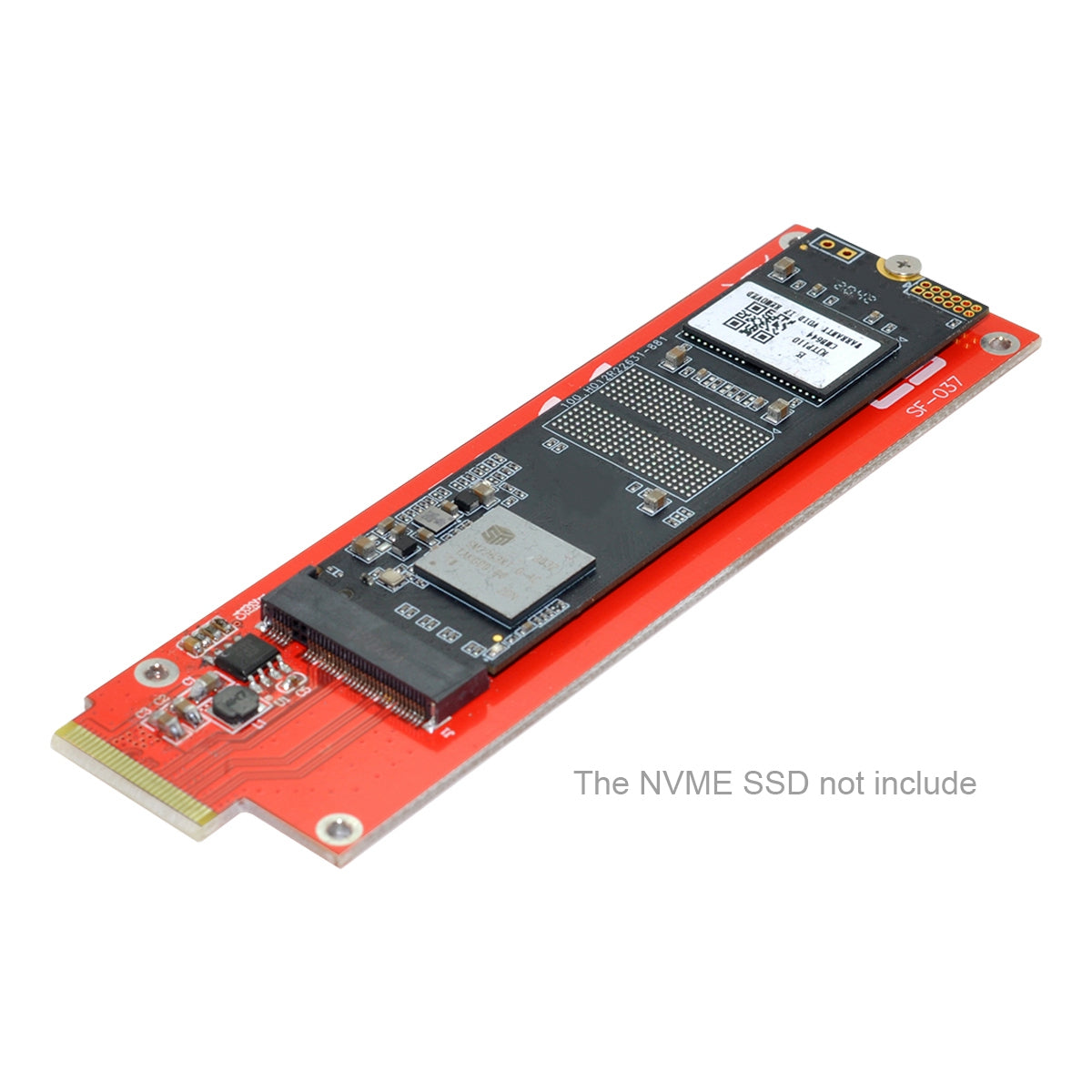 SF-037 NVME M-key Interface SSD to EDSFF E1.S Adapter Card Portable Converter Support M.2 SSD 2280/2260/2242/2230 Format