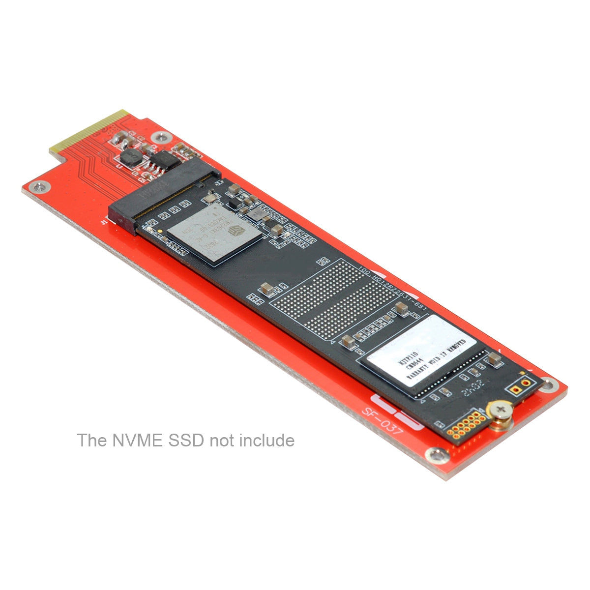 SF-037 NVME M-key Interface SSD to EDSFF E1.S Adapter Card Portable Converter Support M.2 SSD 2280/2260/2242/2230 Format