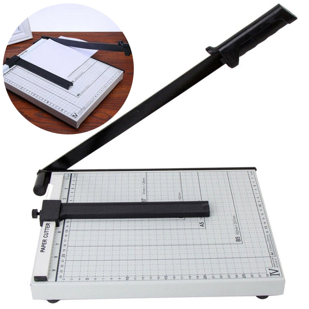 Home Sharp Blade Photo Paper Trimmer A4 Guillotine Paper Cutter Portab ...