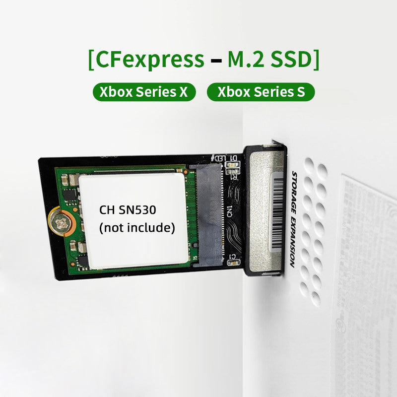 SA-046 For XBOX Series X/S CH SN530 SSD PCIe4.0 Expansion Memory Card CF-Express Type-B to M.2 NVMe 2230 M-Key Adapter