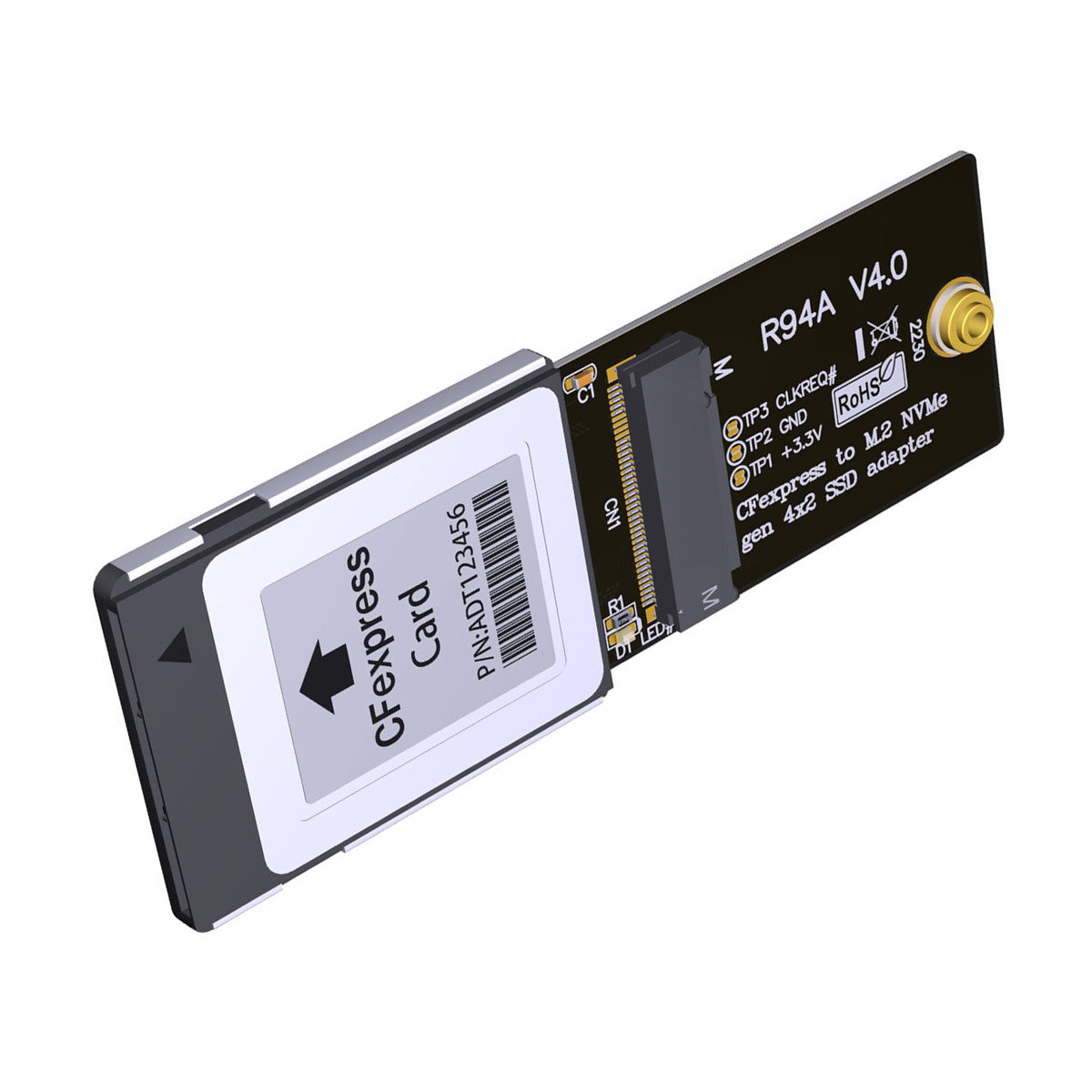 SA-046 For XBOX Series X/S CH SN530 SSD PCIe4.0 Expansion Memory Card CF-Express Type-B to M.2 NVMe 2230 M-Key Adapter