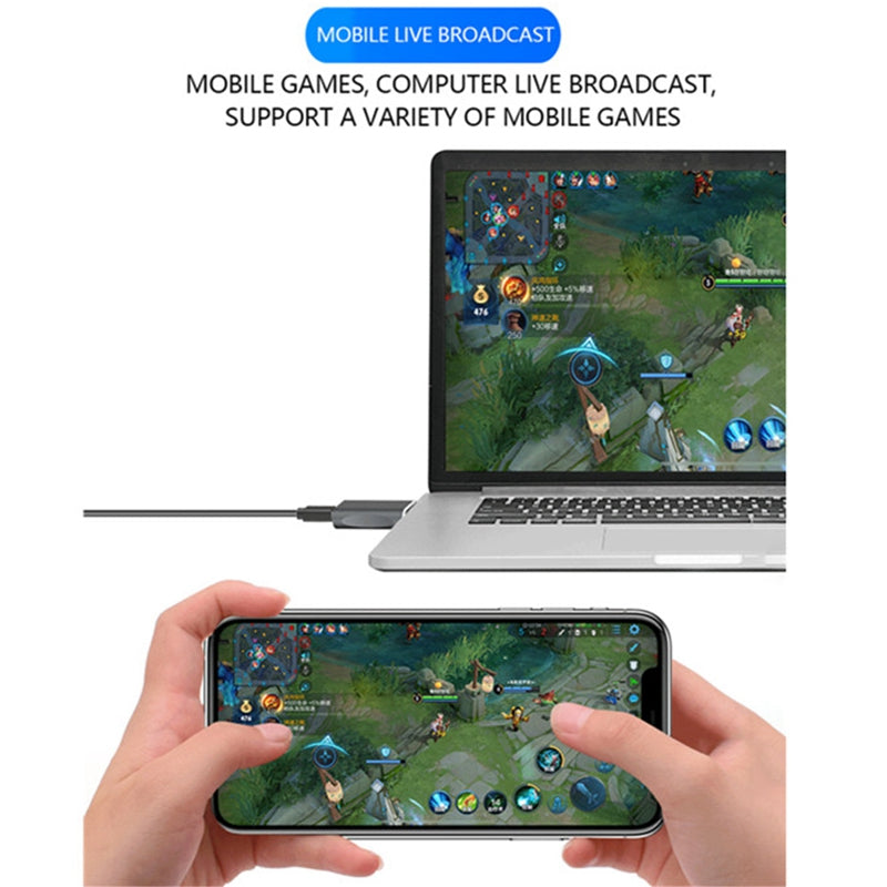MS2109 USB 3.0 to HDMI Audio Video HD Capture Card Multi-function 1080P 6FPS Video Recorder Capture Device Compatible with Xbox One/Nintendo Switch/Digital Cameras for Game Live-stream/Recording