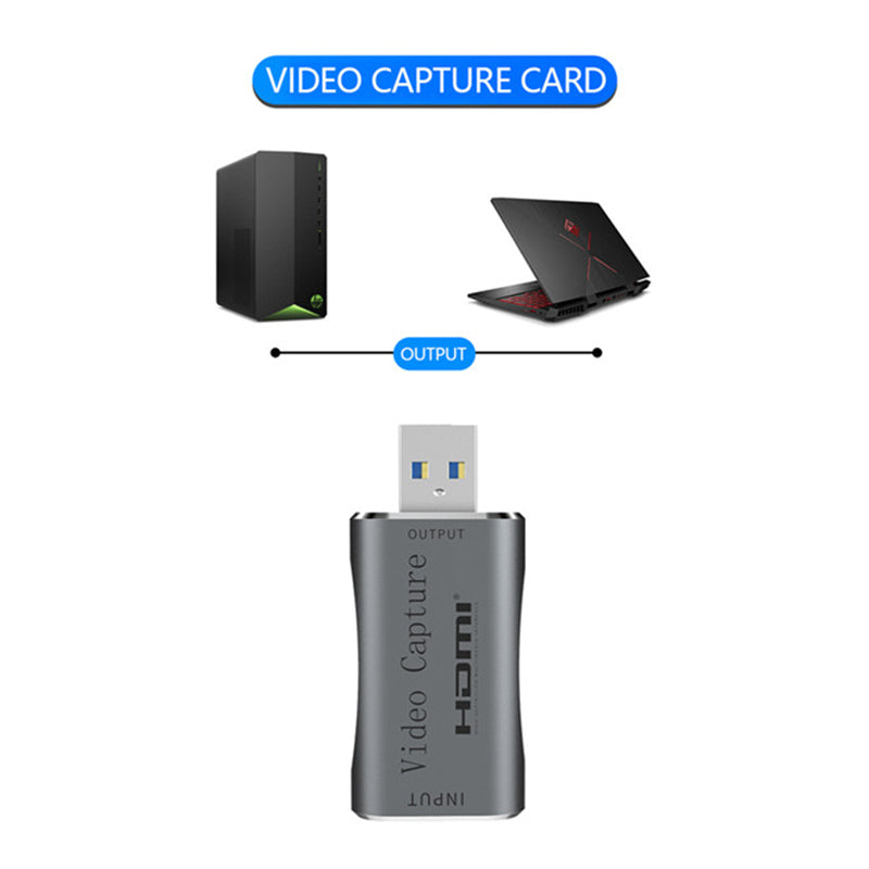 MS2109 USB 3.0 to HDMI Audio Video HD Capture Card Multi-function 1080P 6FPS Video Recorder Capture Device Compatible with Xbox One/Nintendo Switch/Digital Cameras for Game Live-stream/Recording