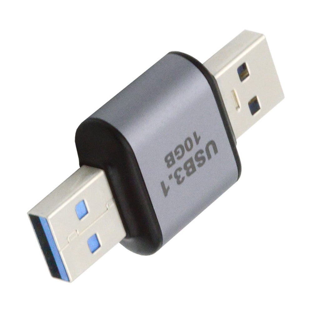 UC-082-AMAM USB 3.0 Male to Male Type A to Type A Data Transfer Adapter 10Gbps for Laptop Desktop Computer