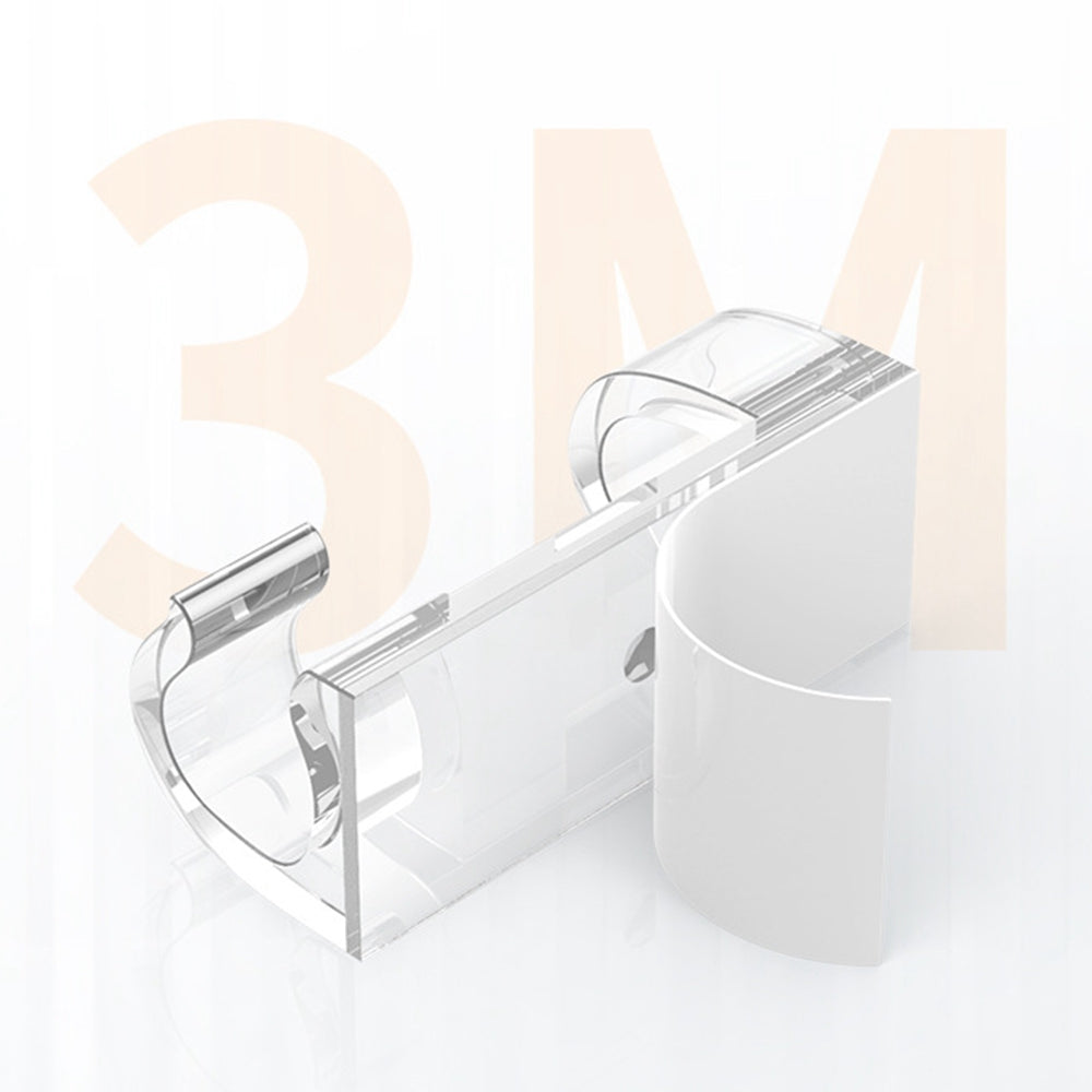 Cablecreation CT1003 50Pcs Small Size Punch-free Wire Fixing Clip Network Cable Clamp Self-adhesive Desktop Wall Mount Organizer