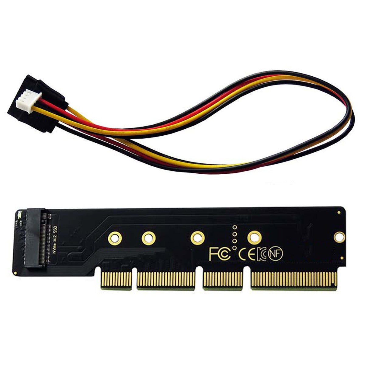 SA-048 NGFF M-key 110mm to PCI-E 16X Adapter Low Profile Height 3cm for 110mm 80mm SSD 1U Server