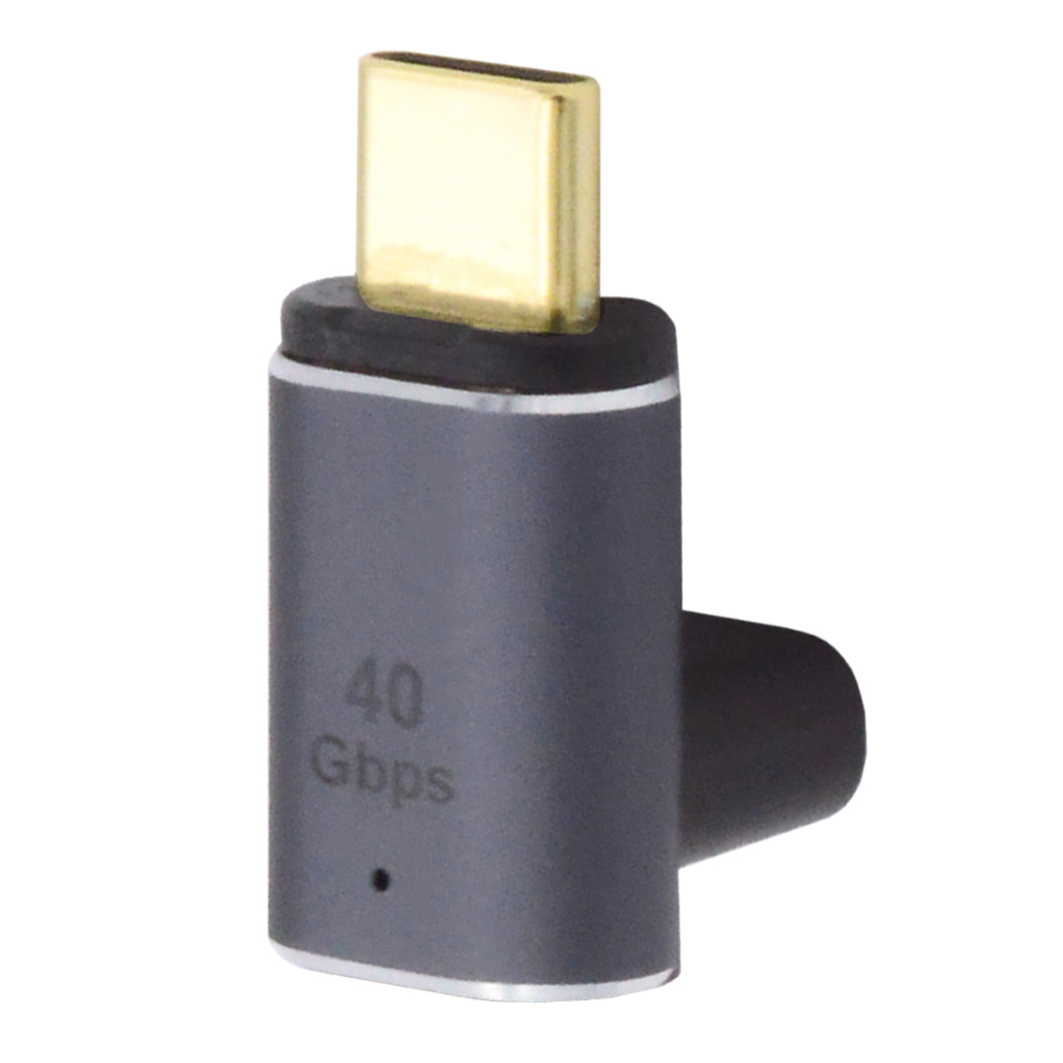 UC-028-UP 40Gbps USB4 Type C Male to Female 90 Degree Up Down Angled 100W Power Data 8K Video Magnetic Connector Adapter