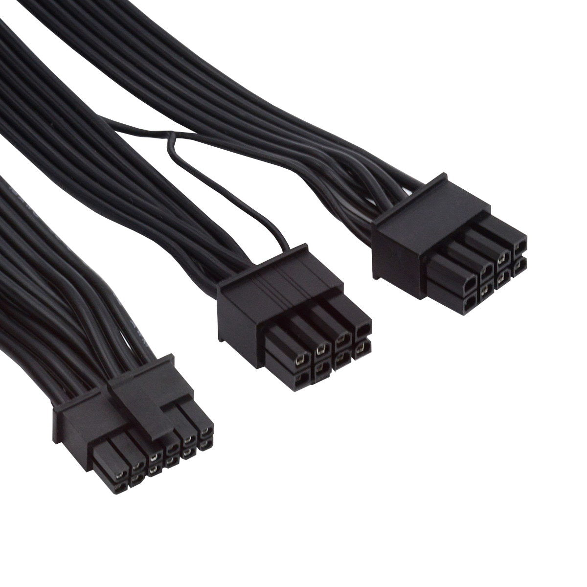 PW-003 12VHPWR ATX3.0 PCI-E 5.0 Power Cable to Dual ATX 8Pin for 3080 3090TI PSU 16Pin 12+4P Graphics Card