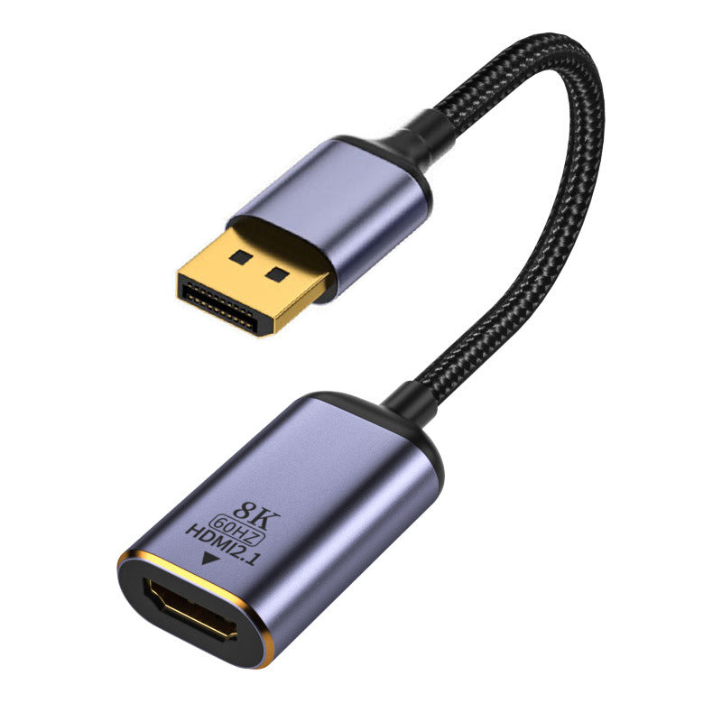 DP-056-DPF DisplayPort 1.4 to HDMI 2.1 Display 8K UHD 4K DP to HDMI Male Monitor Adapter Cable