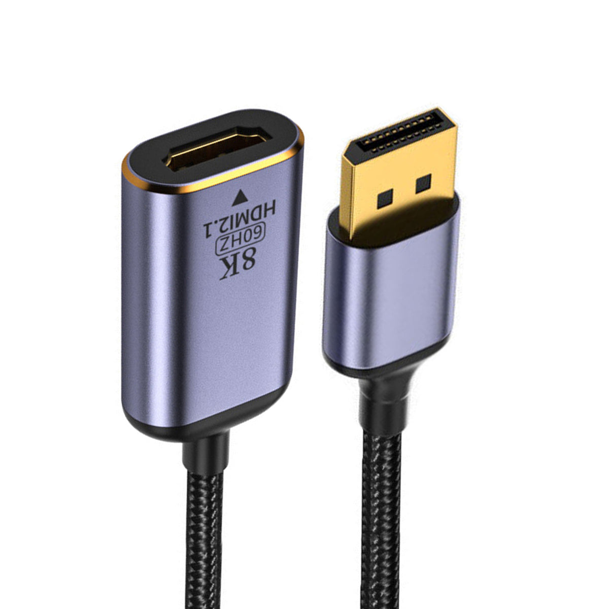 DP-056-DPF DisplayPort 1.4 to HDMI 2.1 Display 8K UHD 4K DP to HDMI Male Monitor Adapter Cable