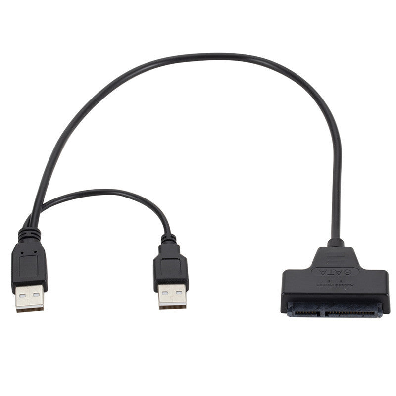 USB 2.0 to SATA Easy Drive Cable Adapter USB2.0 SATA to 7Pin+15Pin Cable 2.5 inch USB to SATA Hard Drive, Solid State Drives