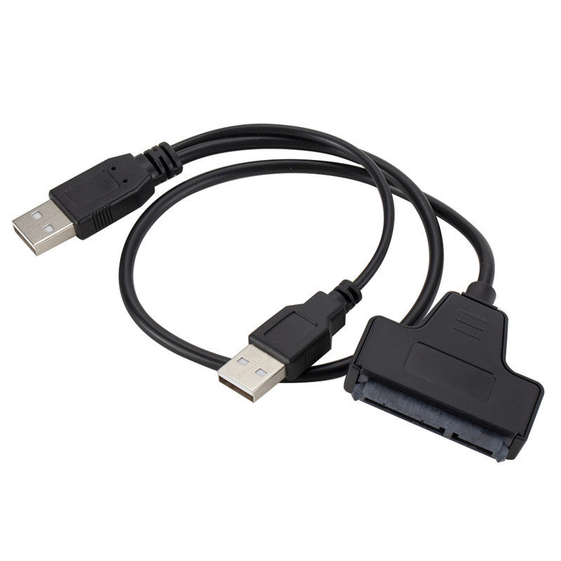 USB 2.0 to SATA Easy Drive Cable Adapter USB2.0 SATA to 7Pin+15Pin Cable 2.5 inch USB to SATA Hard Drive, Solid State Drives