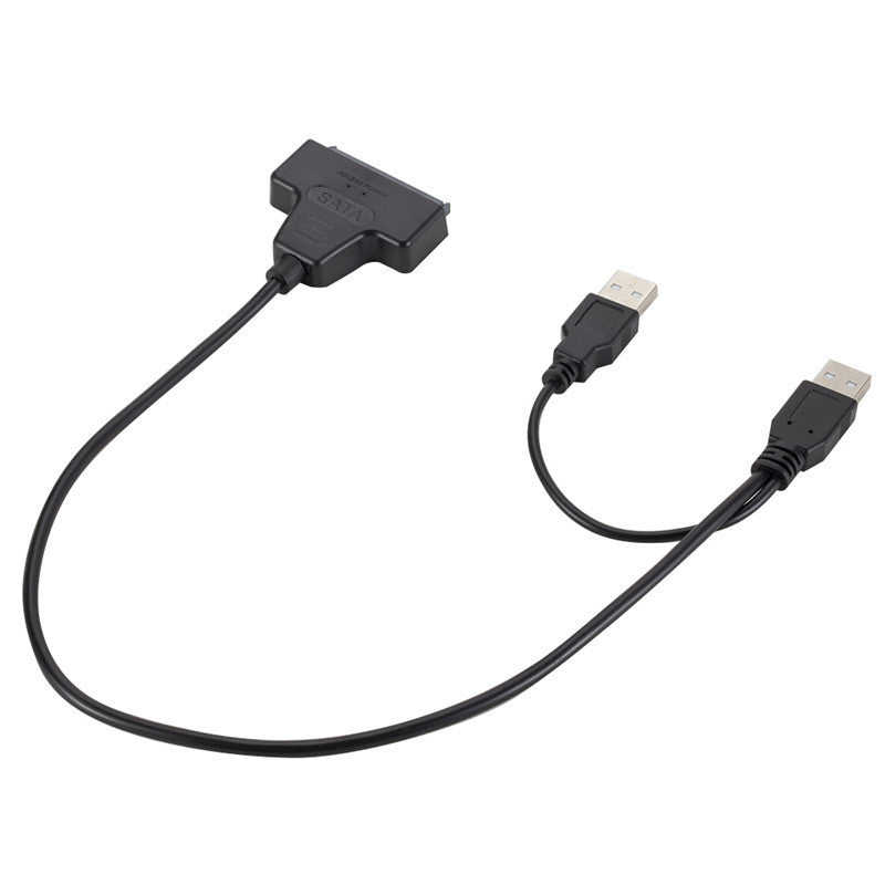USB 2.0 to SATA Easy Drive Cable Adapter USB2.0 SATA to 7Pin+15Pin Cable 2.5 inch USB to SATA Hard Drive, Solid State Drives