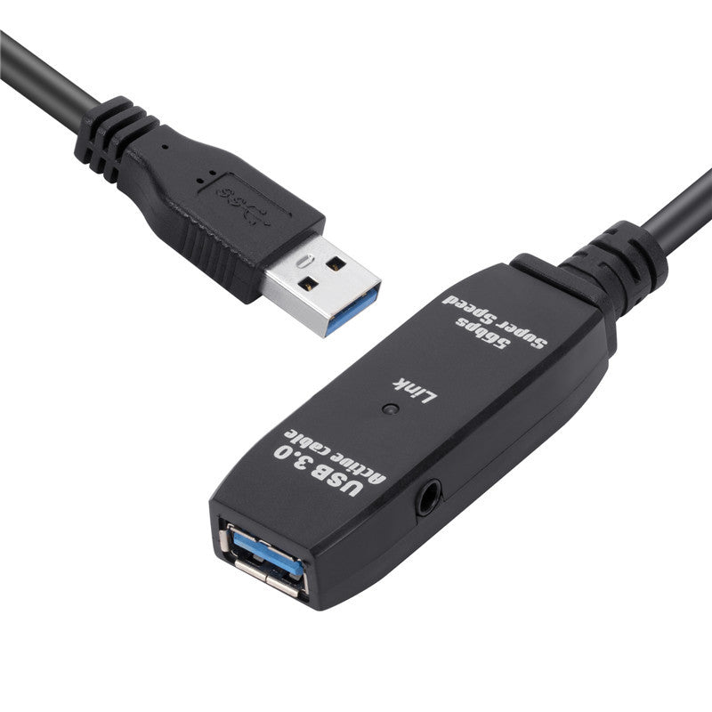 YC30 10m 5Gbps USB3.0 Extension Cable for Camera / Printer / Mouse Male to Female Extender Cord