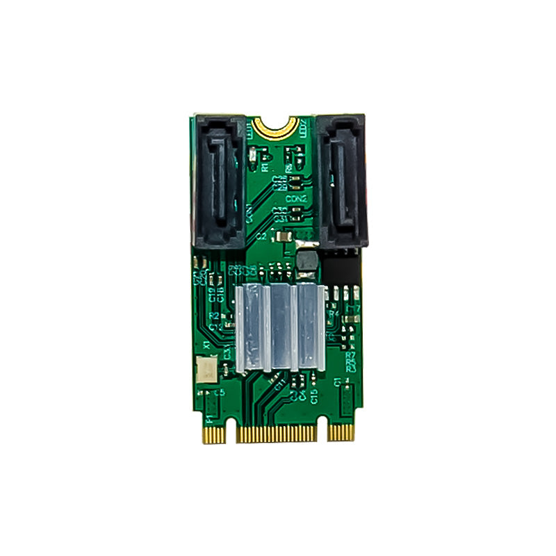M.2 B+M-KEY ASM1061 Dual-Port SATA 6G Connector Built-in Style Hard Disk Conversion Card