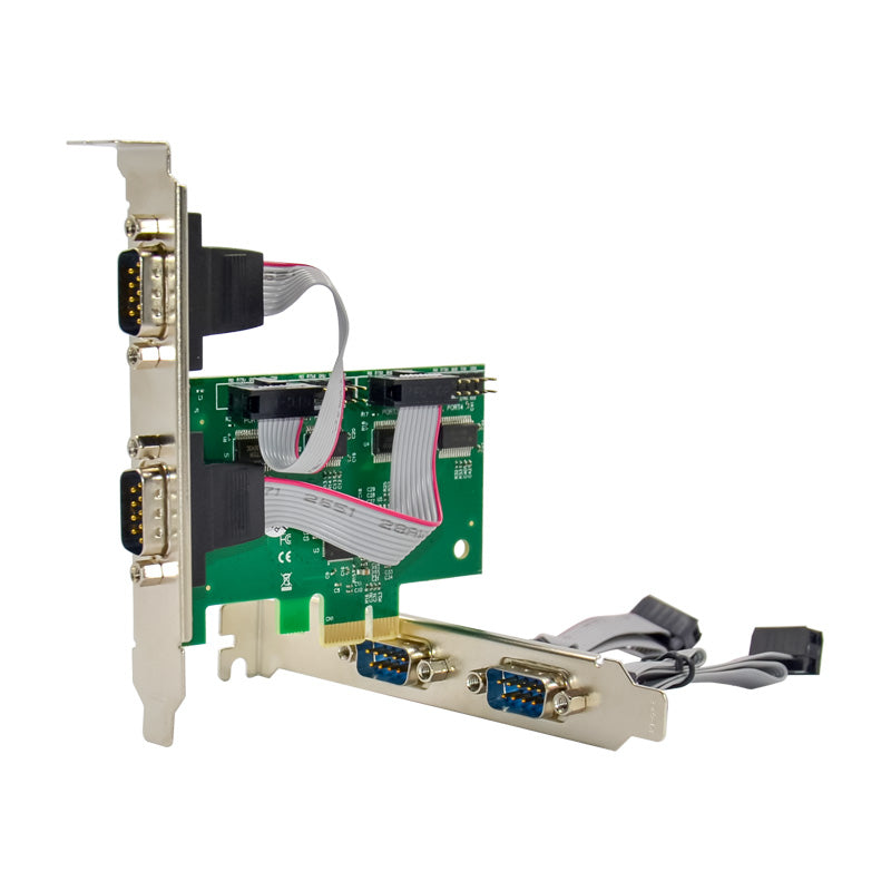 PCIE AX99100 4S DB9 I / O Express Serial Card COM1 Port RS232 Serial Card
