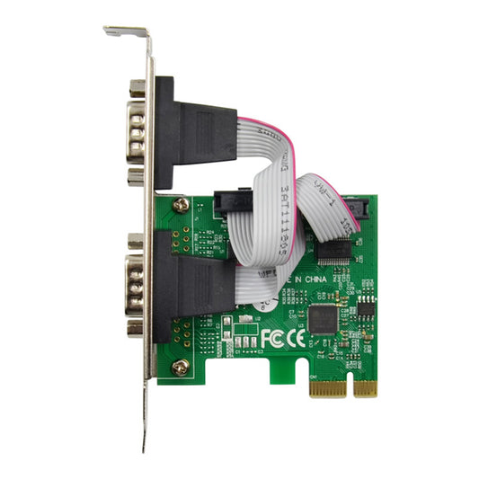 PCI-E X1 AX99100 2S DB9 RS232 Adaptor Card Industrial Grade COM1 Port RS232 Serial Card